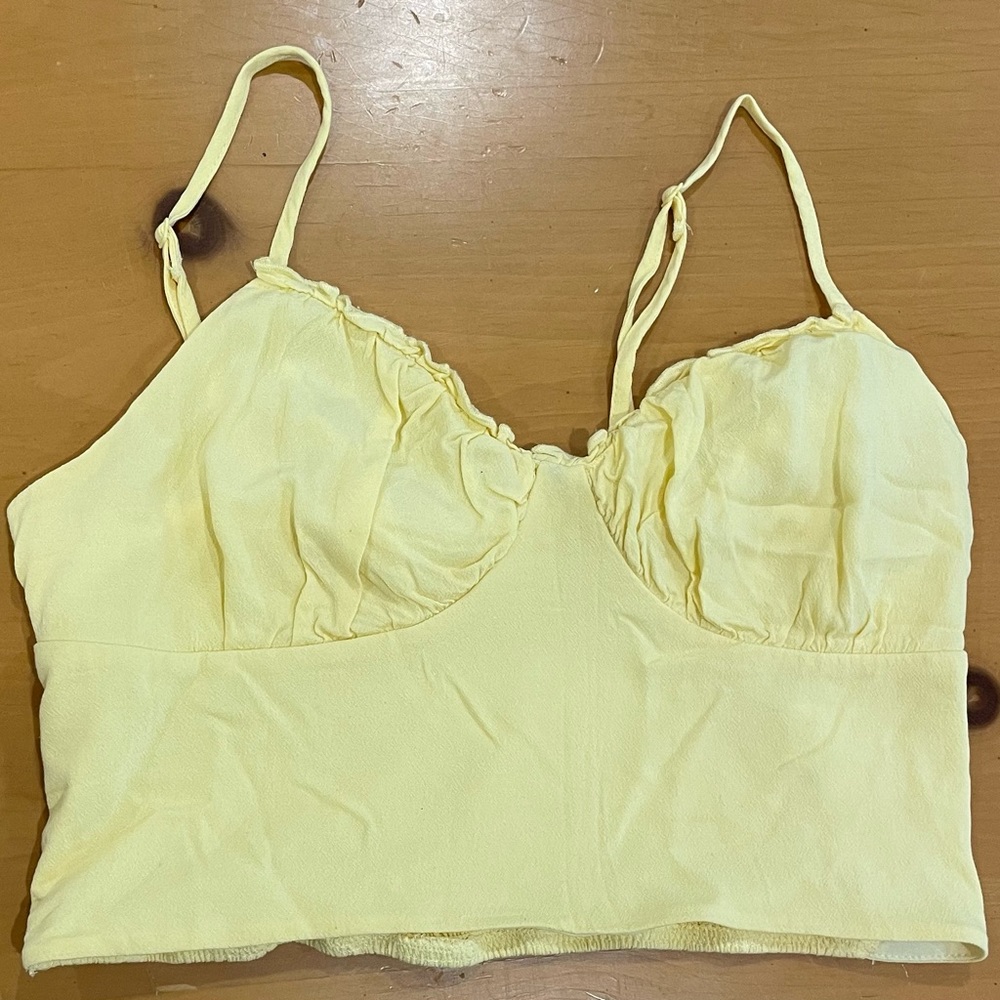 Yellow Pacsun Crop Top